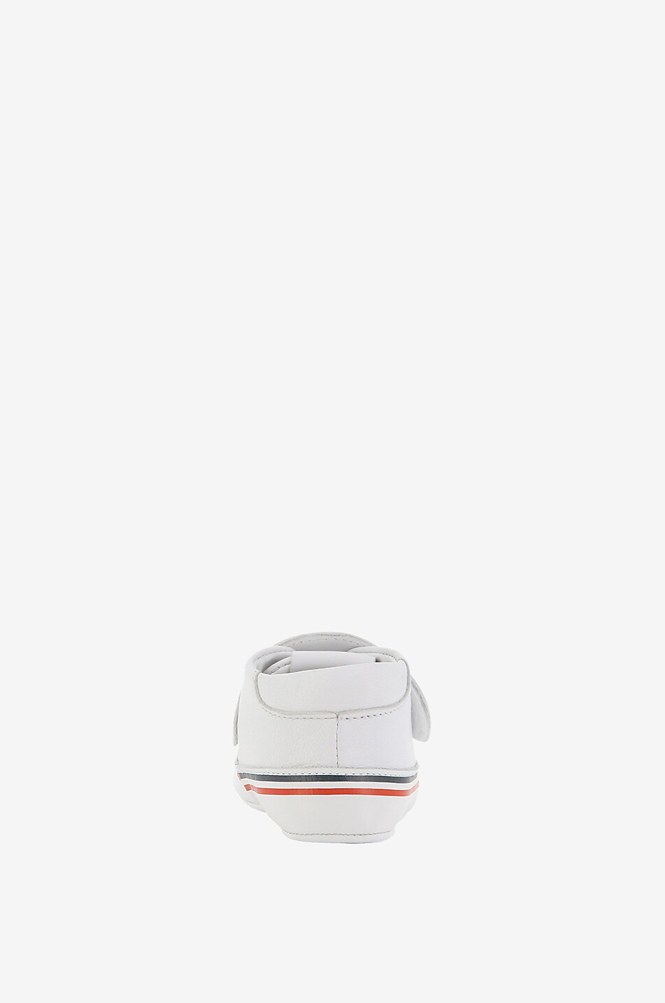 MONCLER Bebé low-top nappa leather baby sneakers Baby WHITE 4