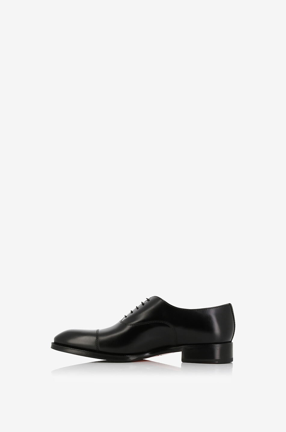 SANTONI Derbys en cuir lisse brossé Homme NOIR 3