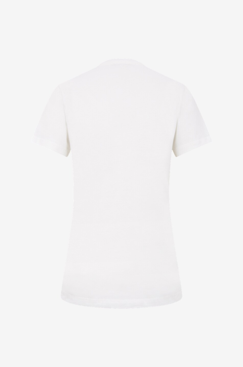 MONCLER T-shirt en jersey à manches courtes et col rond coq Femme BLANC CASSE 2