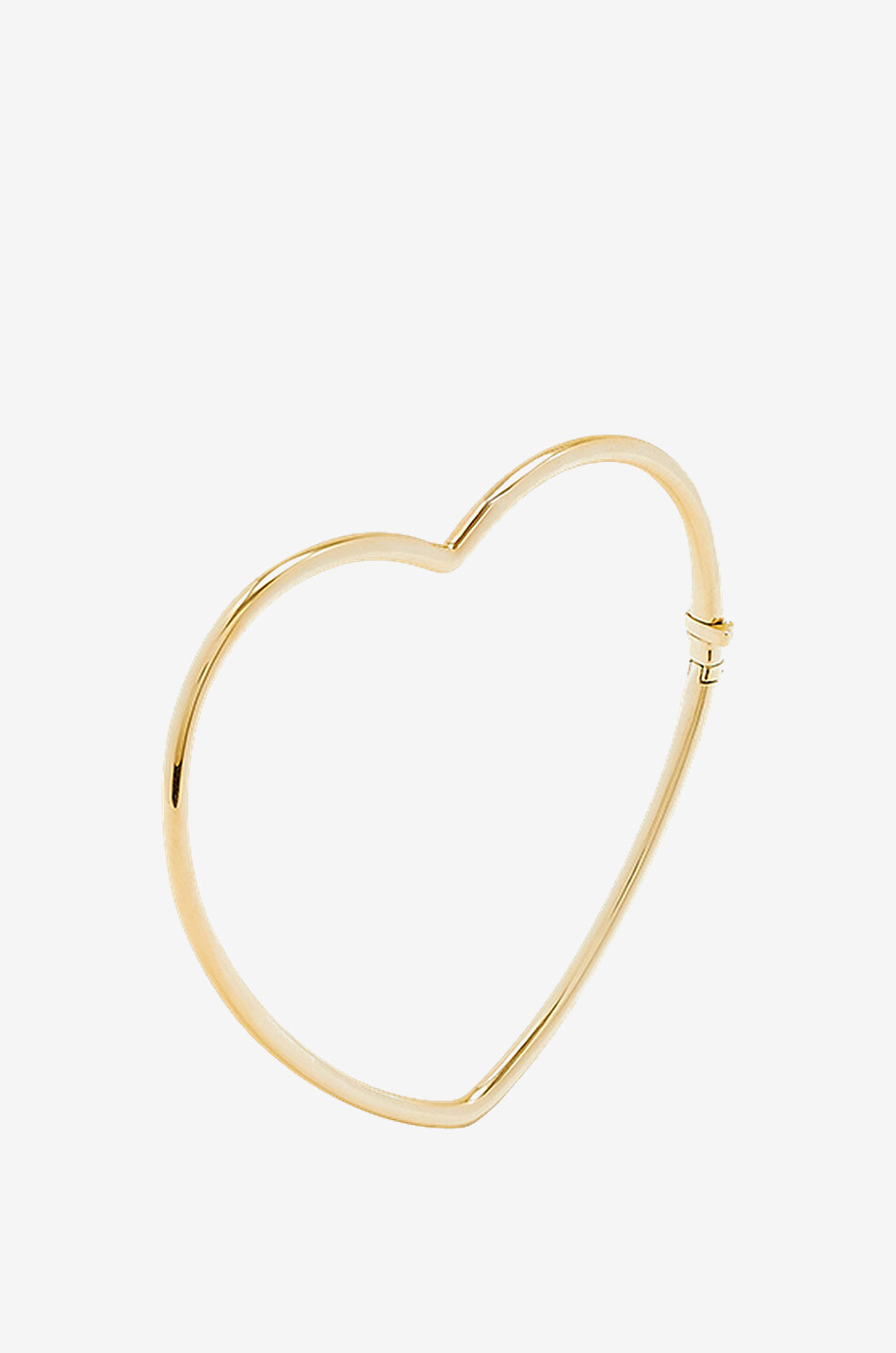 Coeur Lisse PM yellow gold closed bangle