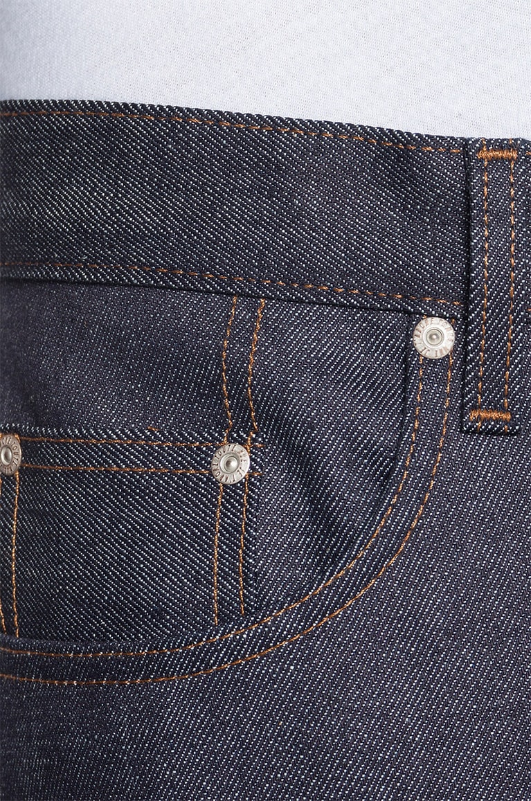 NAKED & FAMOUS DENIM The Easy Guy cotton straight-leg jeans Men BLUE 5