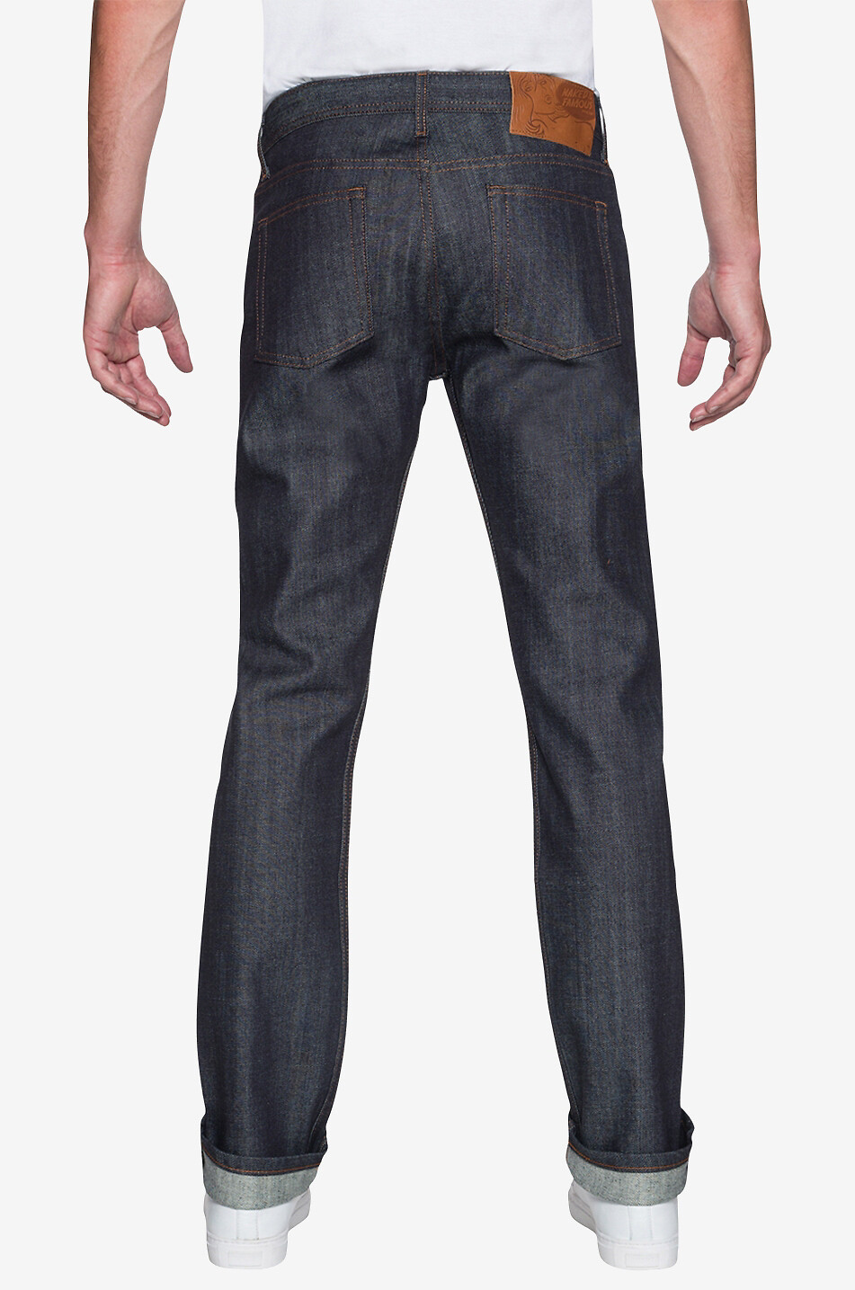 NAKED & FAMOUS DENIM The Weird Guy cotton straight-leg jeans Men BLUE 5