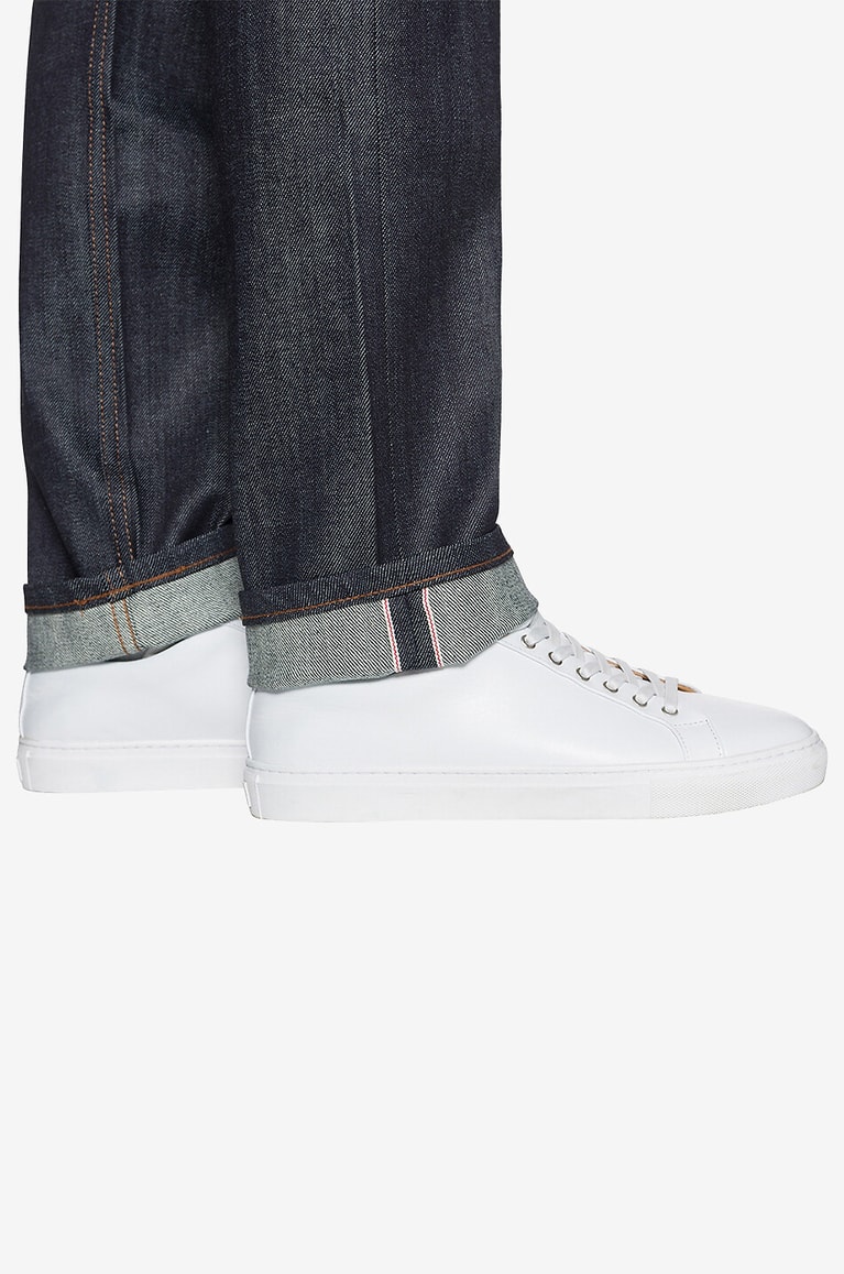 NAKED & FAMOUS DENIM The Weird Guy cotton straight-leg jeans Men BLUE 3