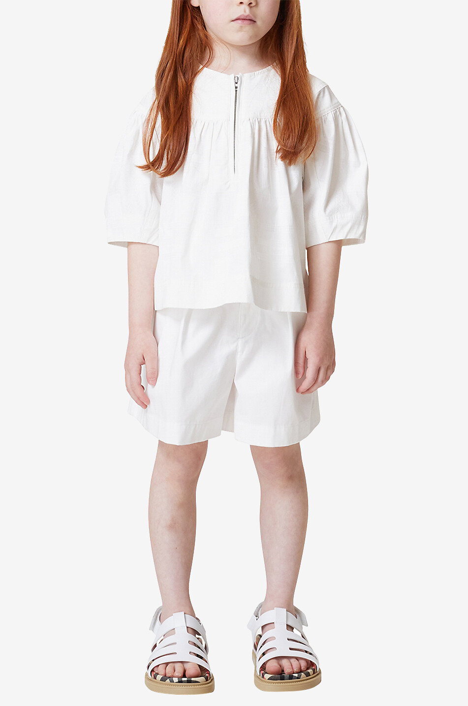 BURBERRY Mädchen-Shorts mit Bundfalten Madison Mädchen WEISS 2