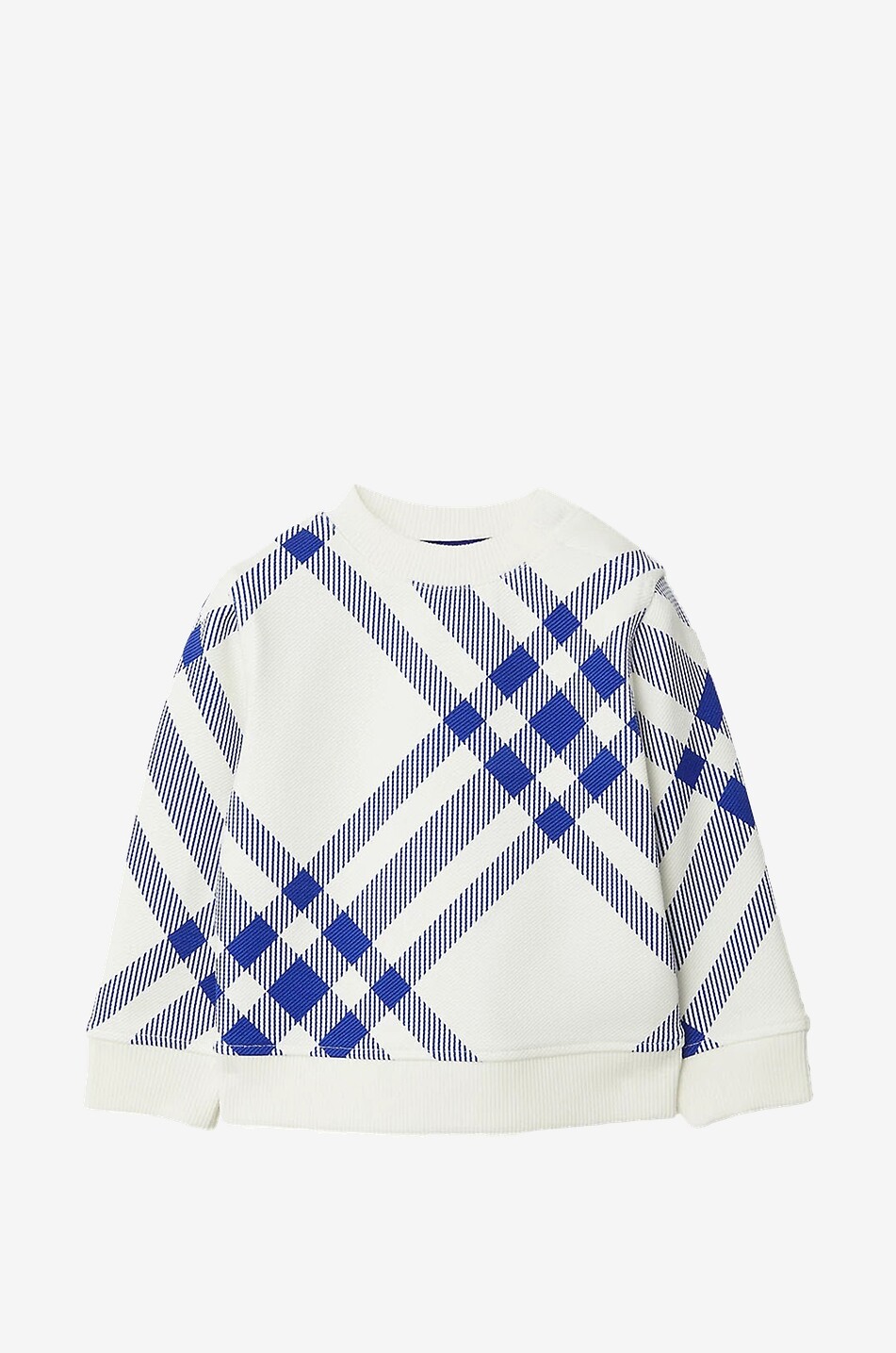 Bias Check baby crewneck sweatshirt
