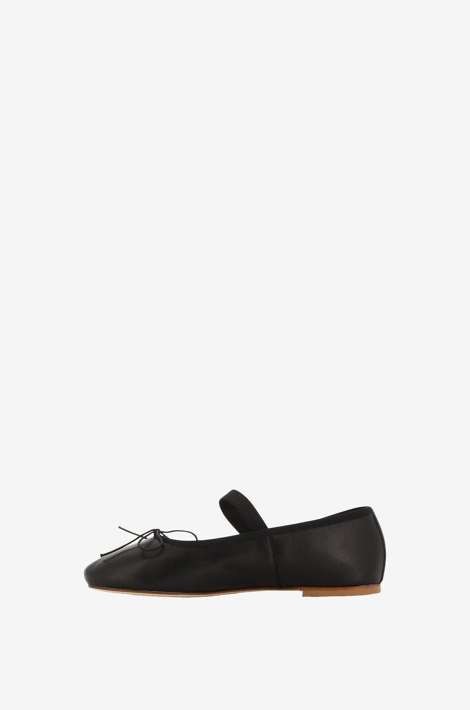 ANNIEL Ballerinas aus Leder mit Riemchen Ballet Damen SCHWARZ 3