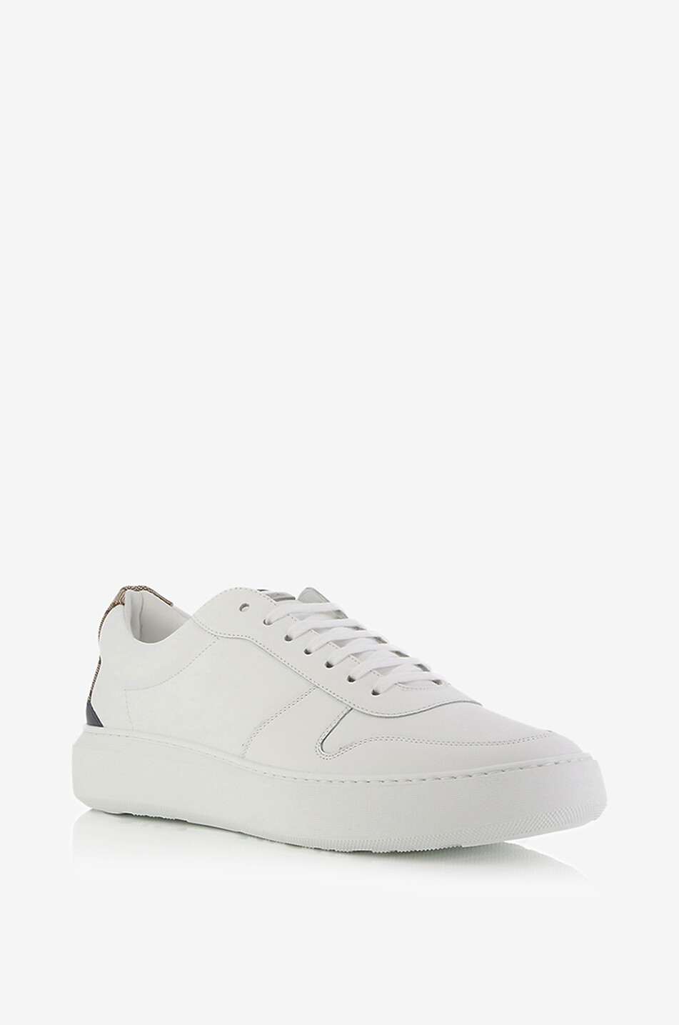 Monogram Court leather low-top sneakers