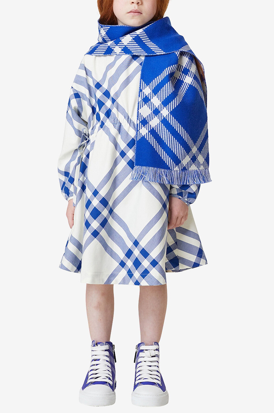 Robe fille à carreaux Trevelle
