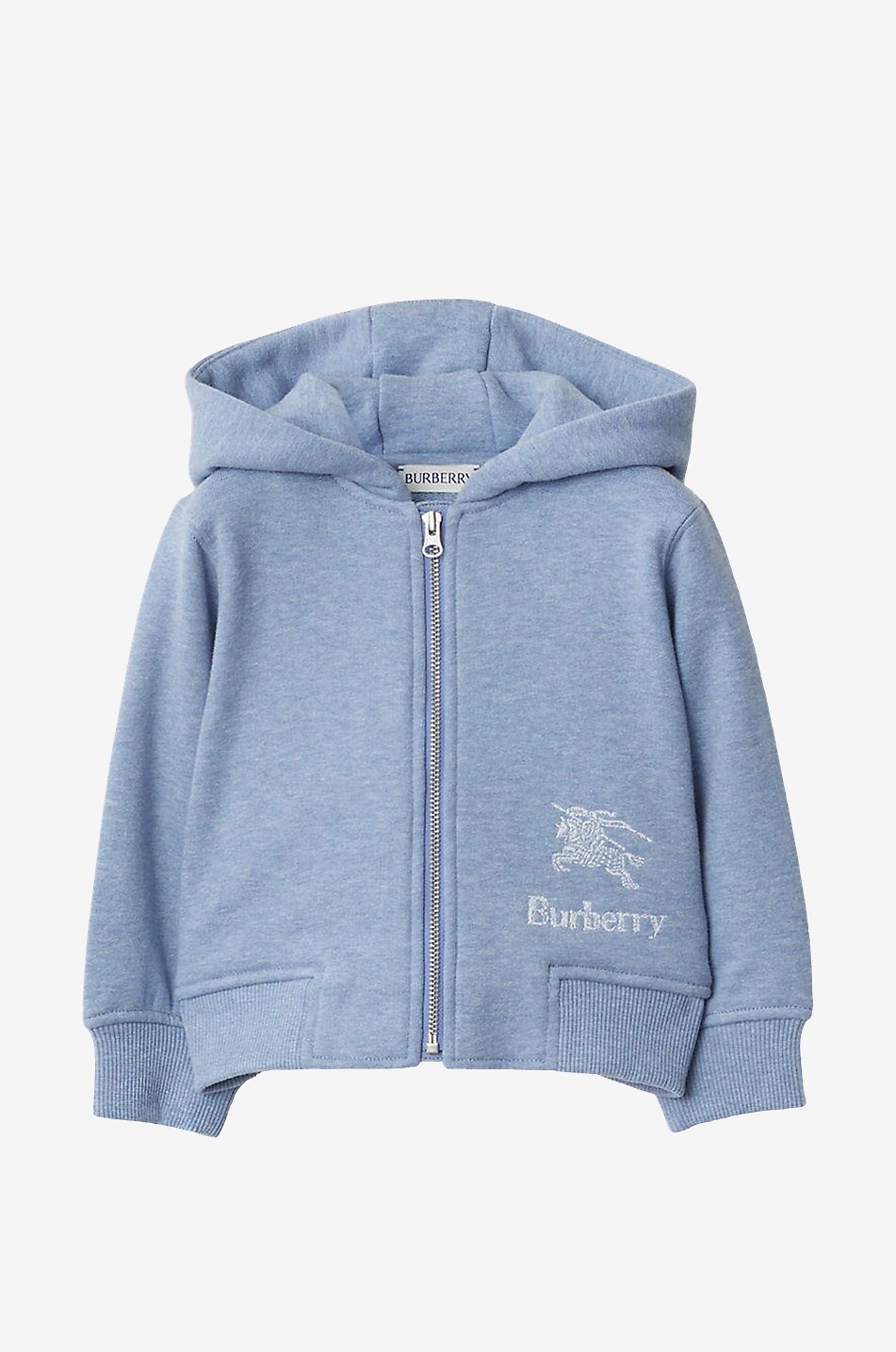 Blue burberry hoodie sale