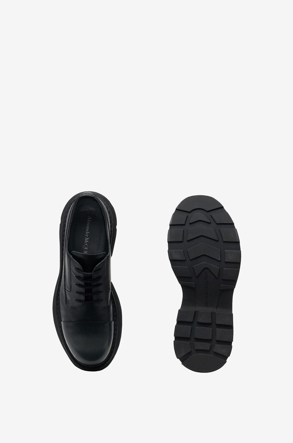 Tread lace-up shoes in calfskin