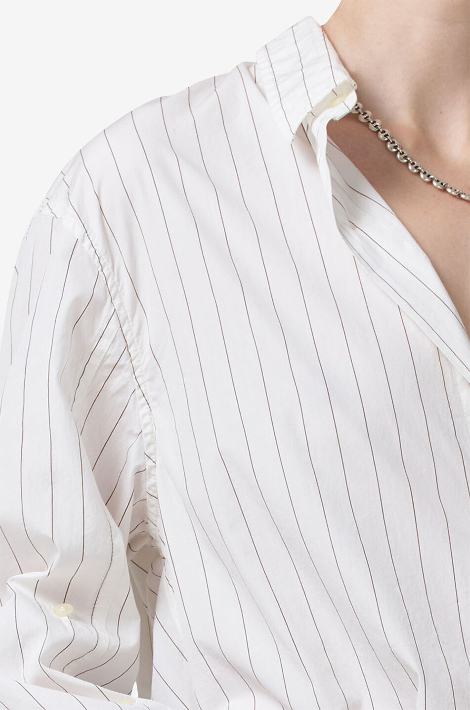 CITIZENS OF HUMANITY Kayla cotton long-sleeved shirt Women WHITE 7