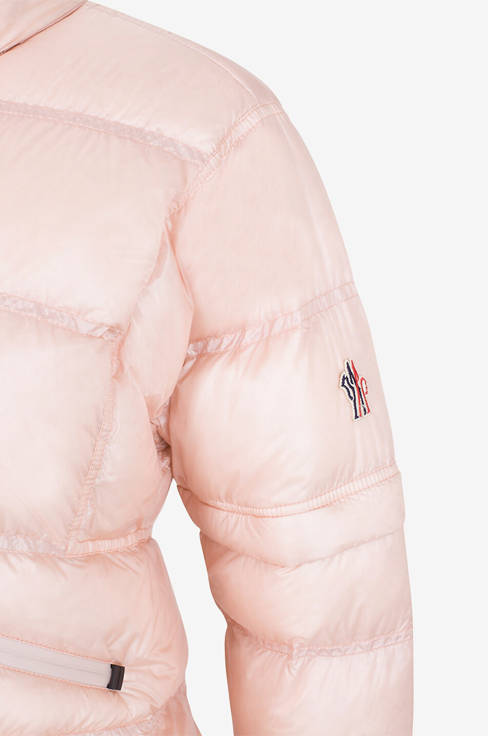 MONCLER GRENOBLE Mauduit short convertible down jacket Women LIGHT PINK 3