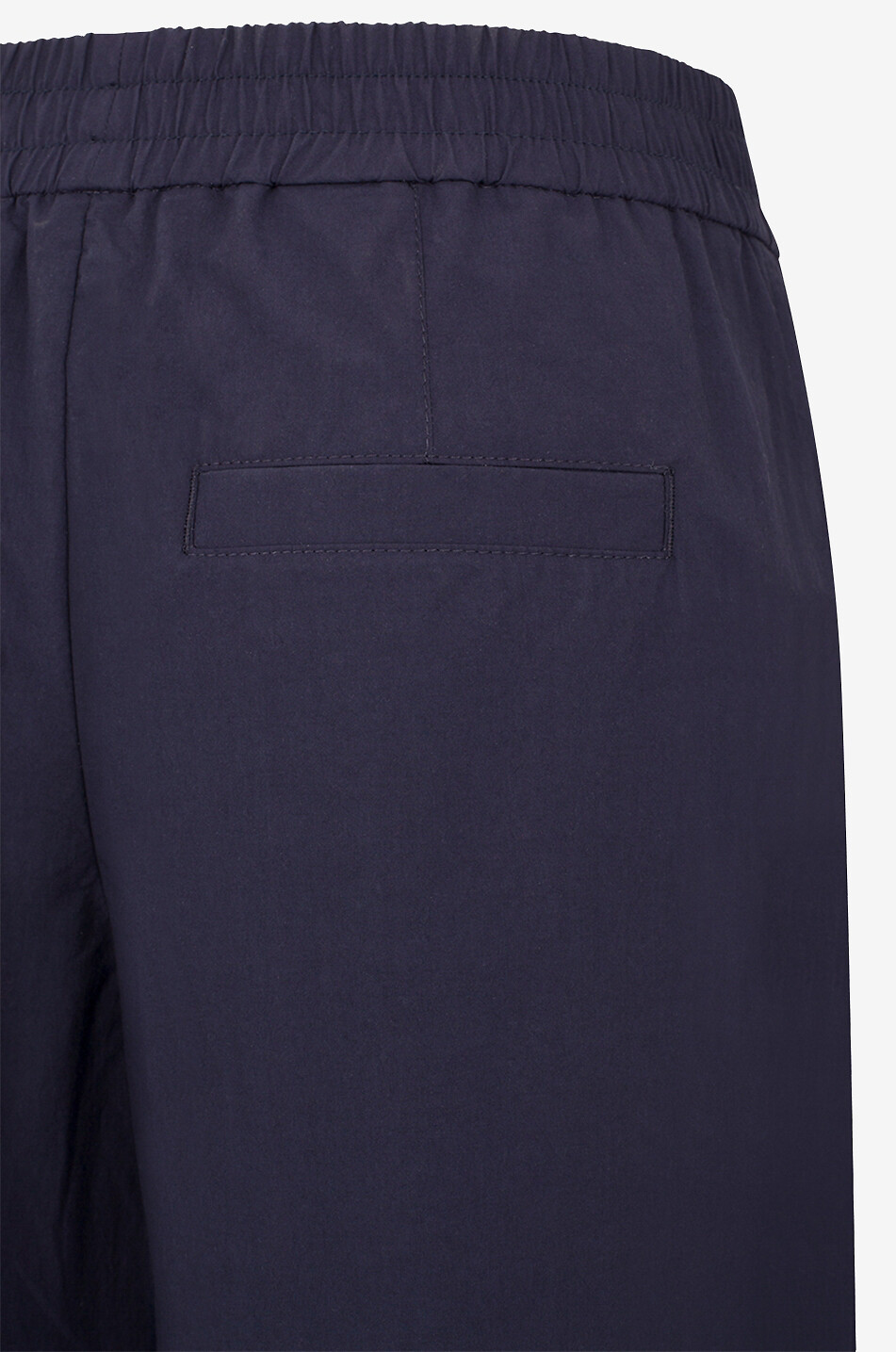 Weite Bundfaltenhose aus Popeline