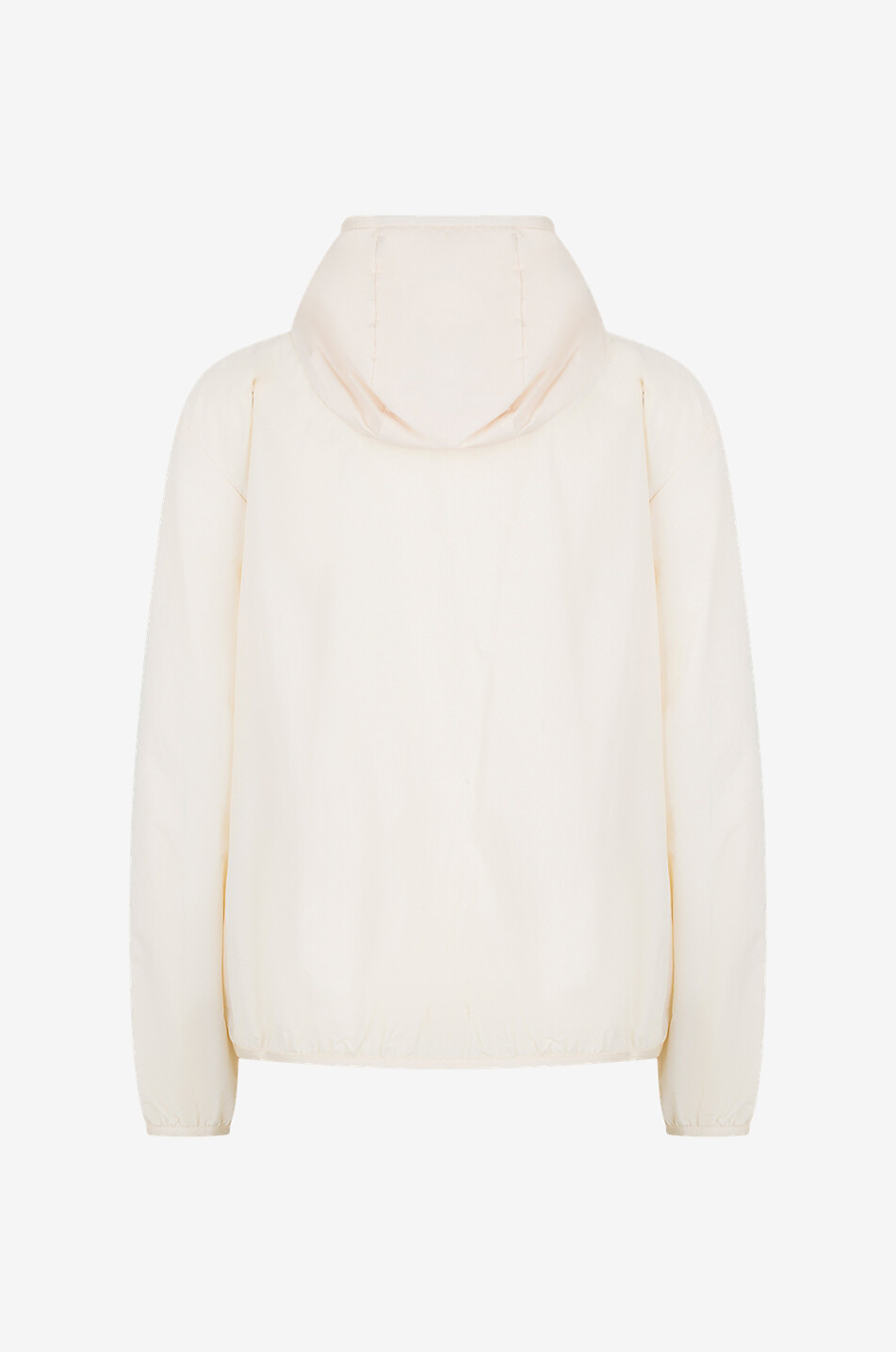 MONCLER Veste coupe-vent en popeline technique Fegeo Femme BLANC CASSE 2