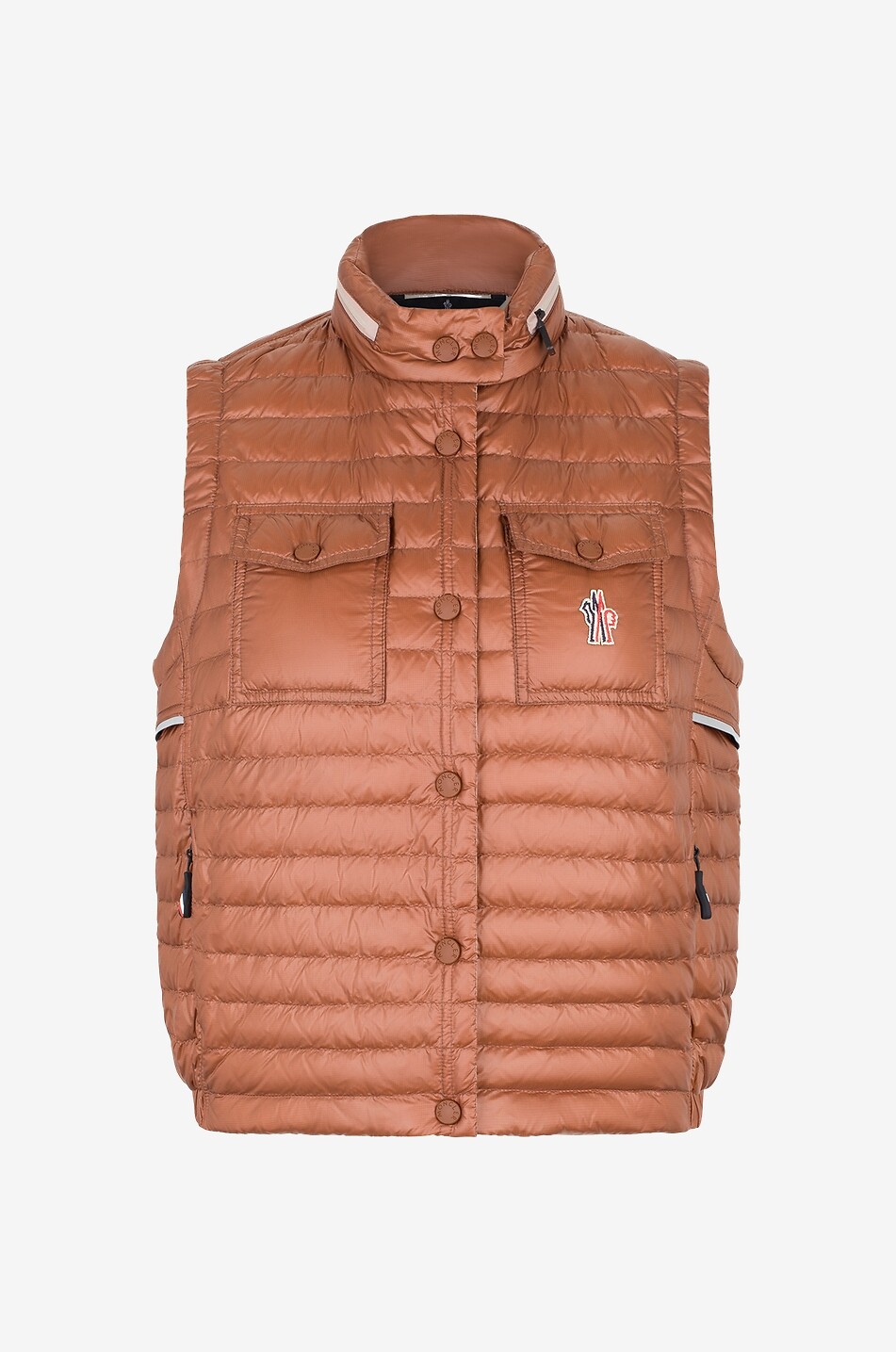 MONCLER GRENOBLE Gumiane quilted ripstop gilet Women BROWN 1