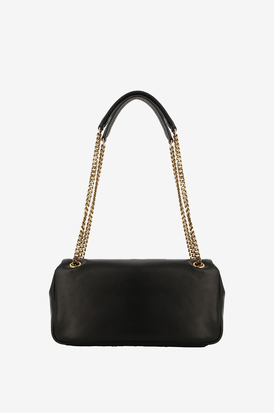 SAINT LAURENT PARIS Calypso nappa leather shoulder bag Women BLACK 3