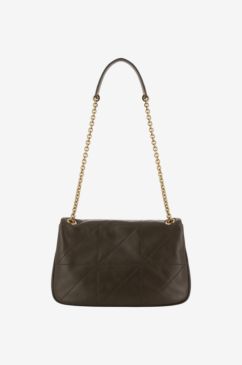 SAINT LAURENT PARIS Sac porté épaule en cuir nappa matelassé Jamie 4.3 Small Femme KAKI FONCÉ 3