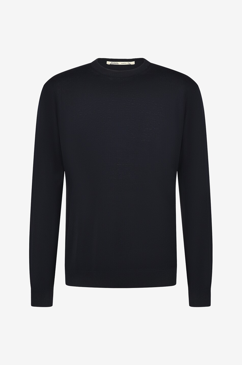 Silk and cotton crenweck jumper