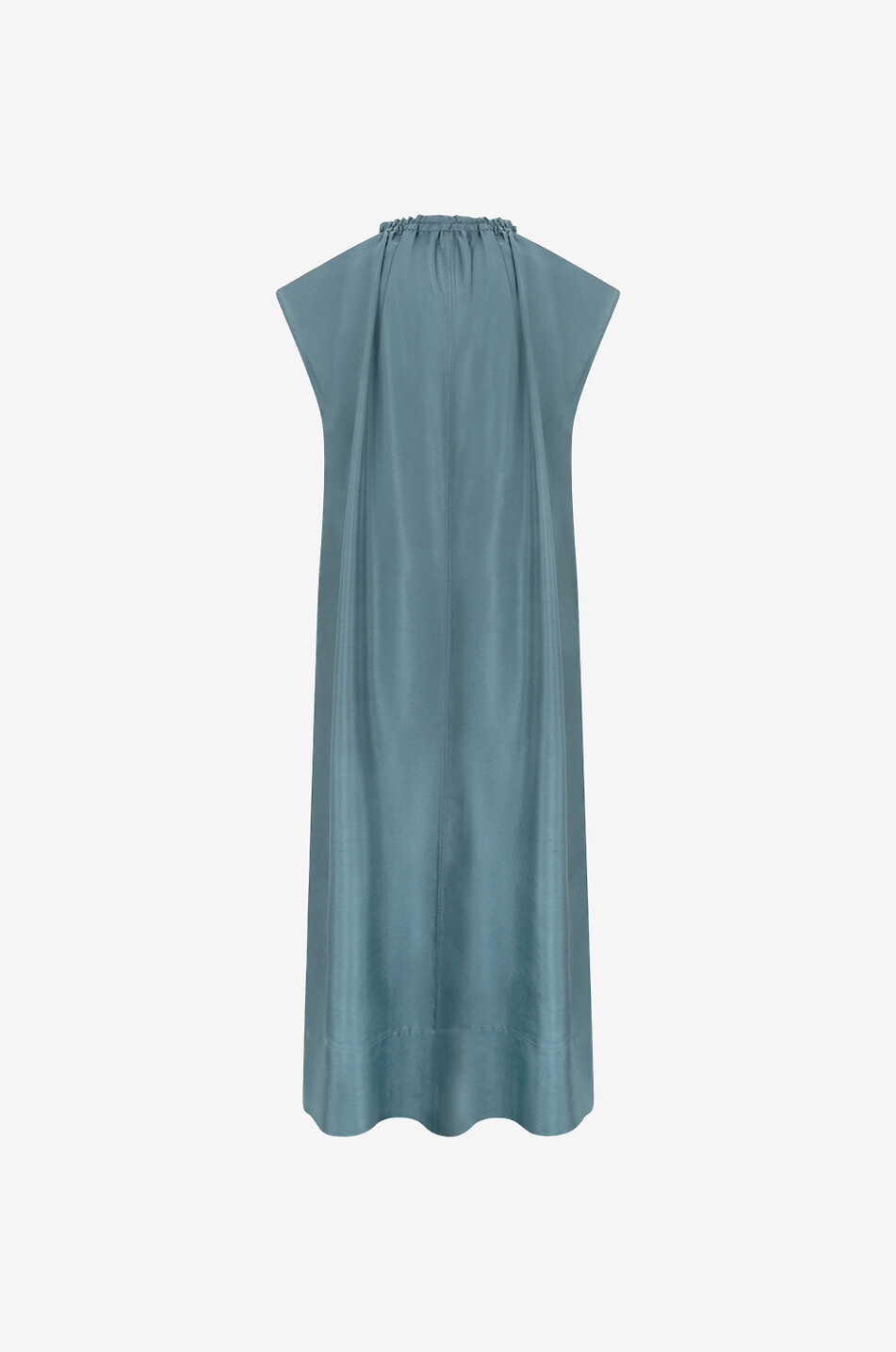 SOEUR Robe courte à fronces en soie Tamaris Femme VERT CLAIR 2