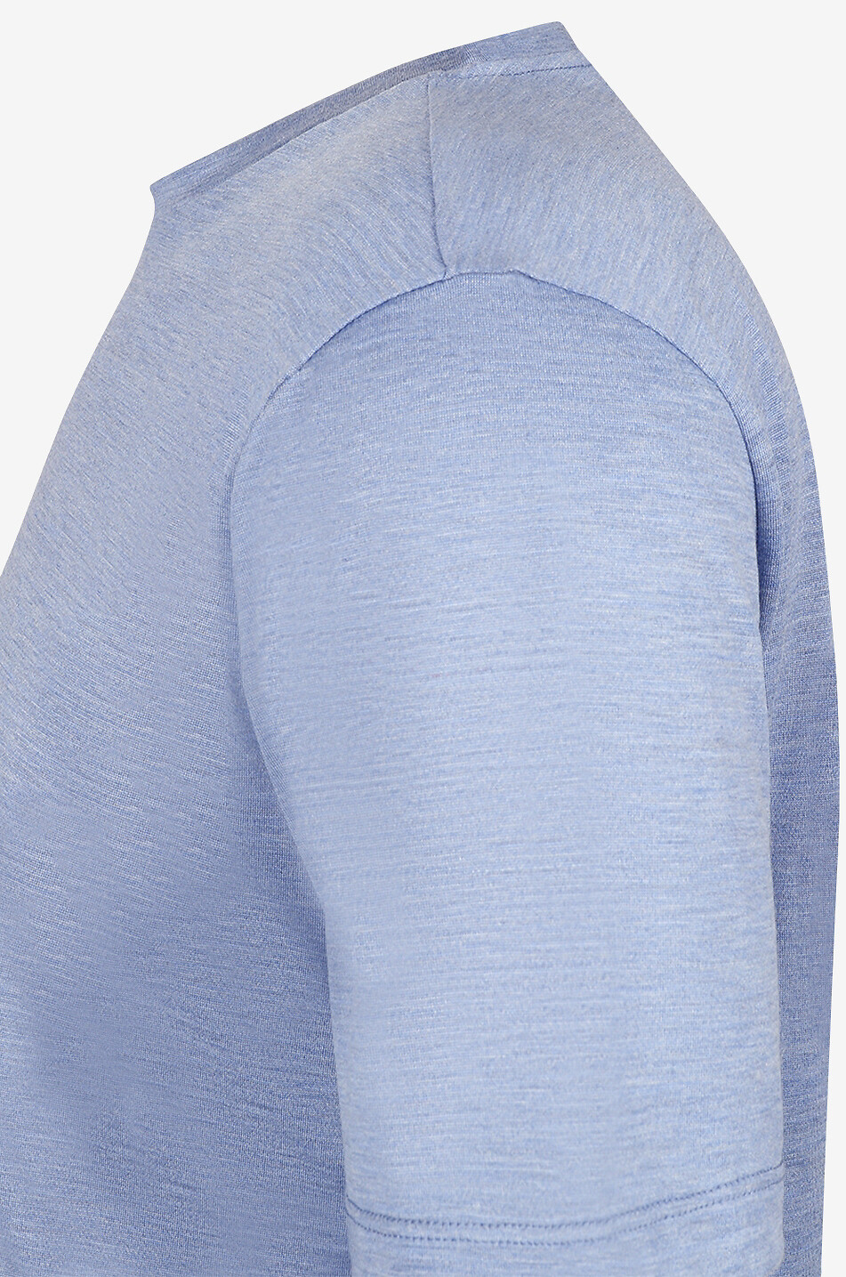 MAURIZIO BALDASSARI Short-sleeved silk and cotton jersey T-shirt Men MEDIUM BLUE 3