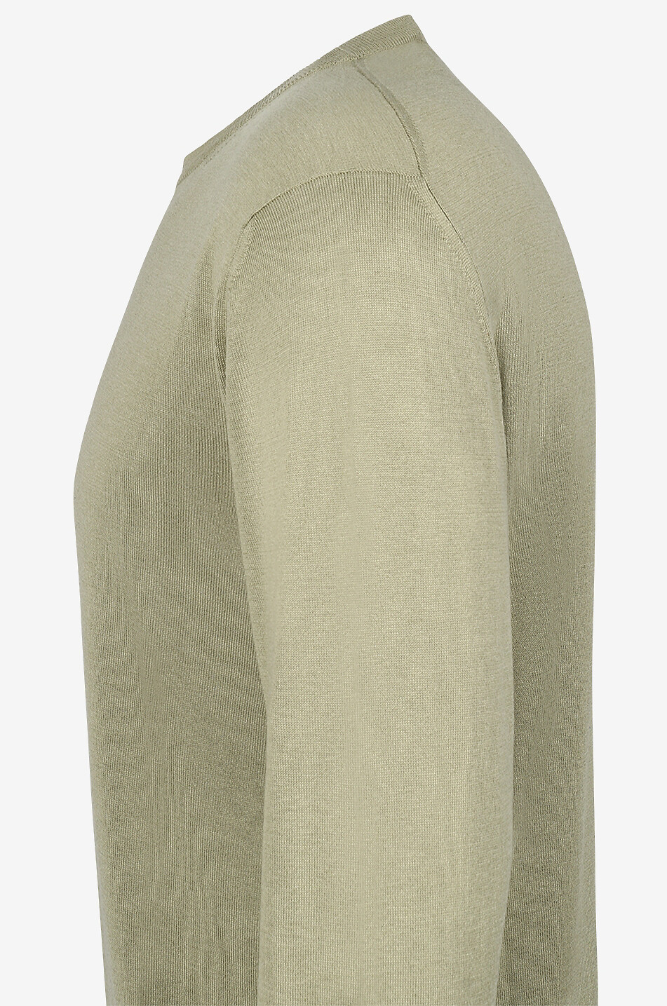 MAURIZIO BALDASSARI Rundhalspullover aus Seide und Baumwolle Herren MITTELGRÜN 3