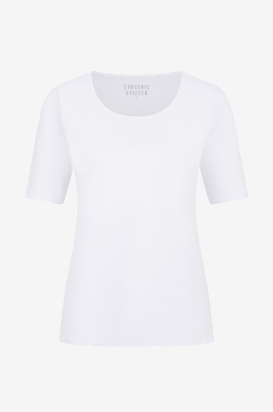 BONGENIE Kurzärmeliges T-Shirt aus Baumwolle Roxane Damen WEISS 1