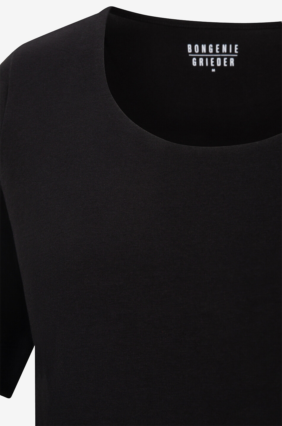 BONGENIE Roxane cotton short-sleeved T-shirt Women BLACK 3