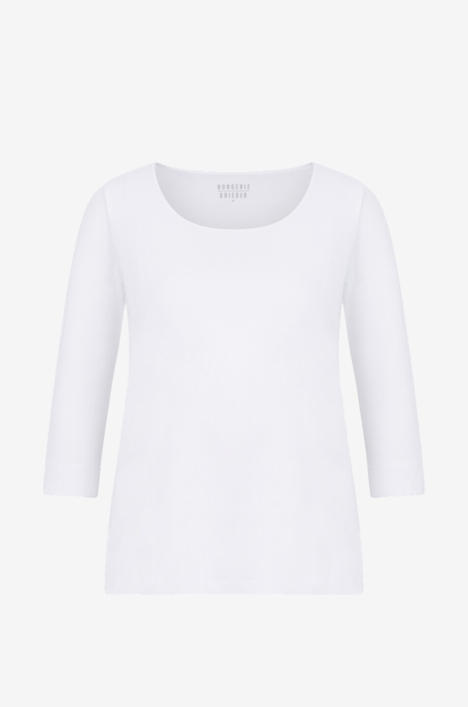 BONGENIE T-shirt à manches trois-quarts en coton Ana Femme BLANC 1