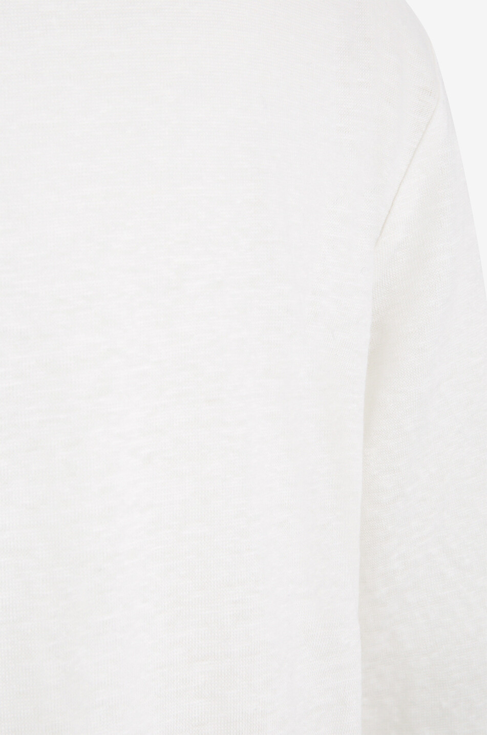 BONGENIE Linen three-quarter sleeves T-shirt Women EGGSHELL 3