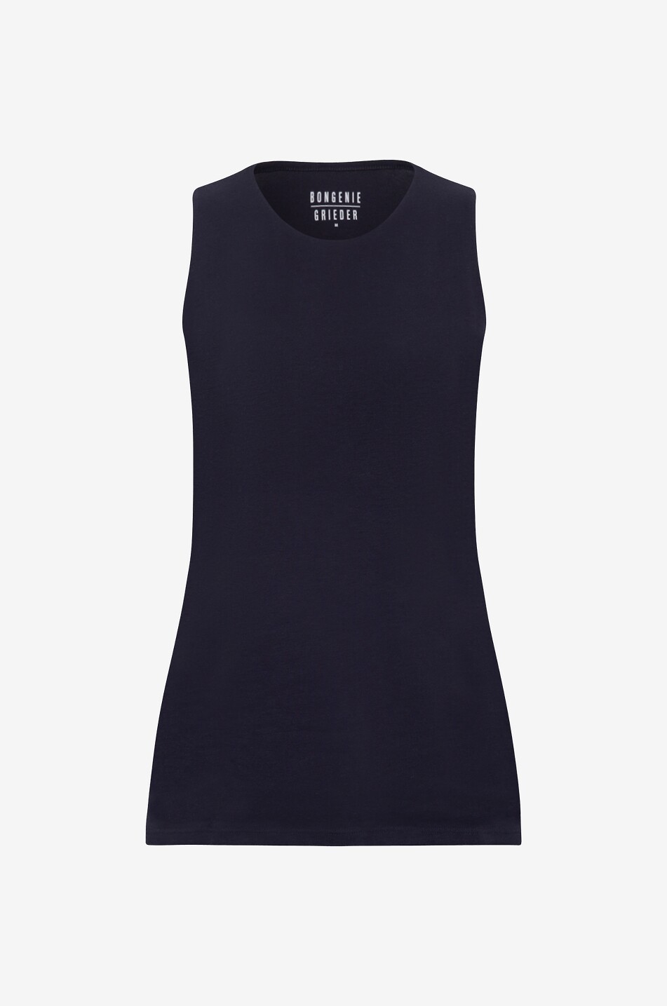 BONGÉNIE Top sans manches en coton Sally Femme BLEU FONCE 1