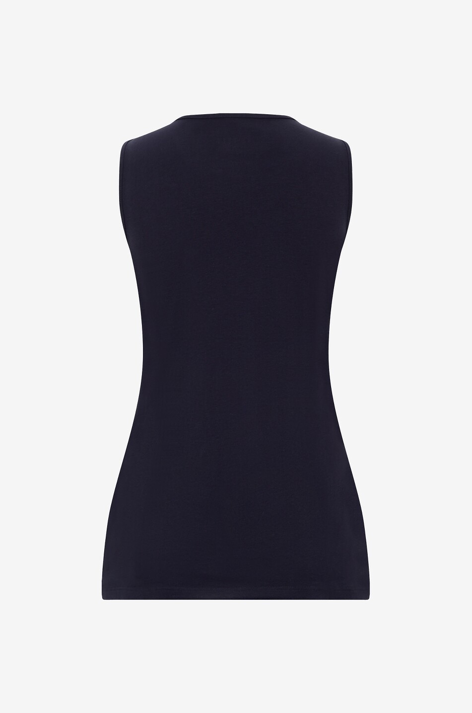 BONGÉNIE Top sans manches en coton Sally Femme BLEU FONCE 2