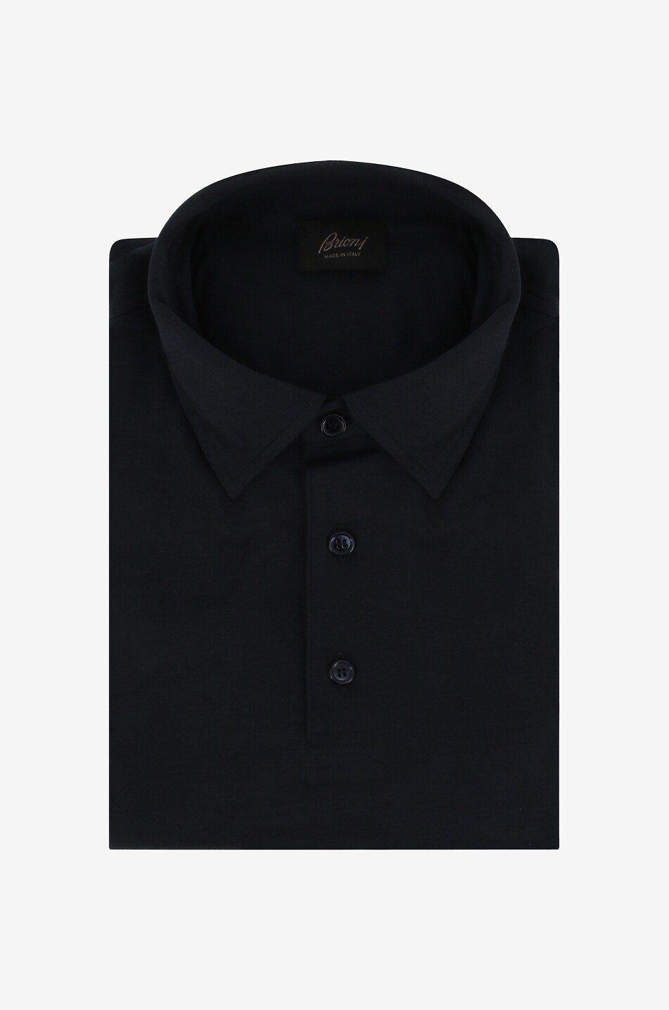 Silk and cotton polo shirt