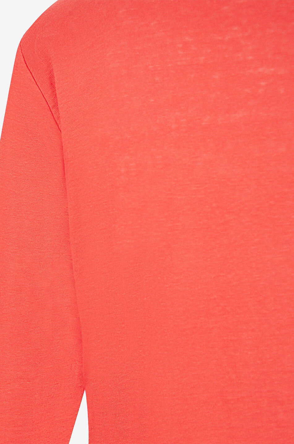 Linen three-quarter sleeves T-shirt