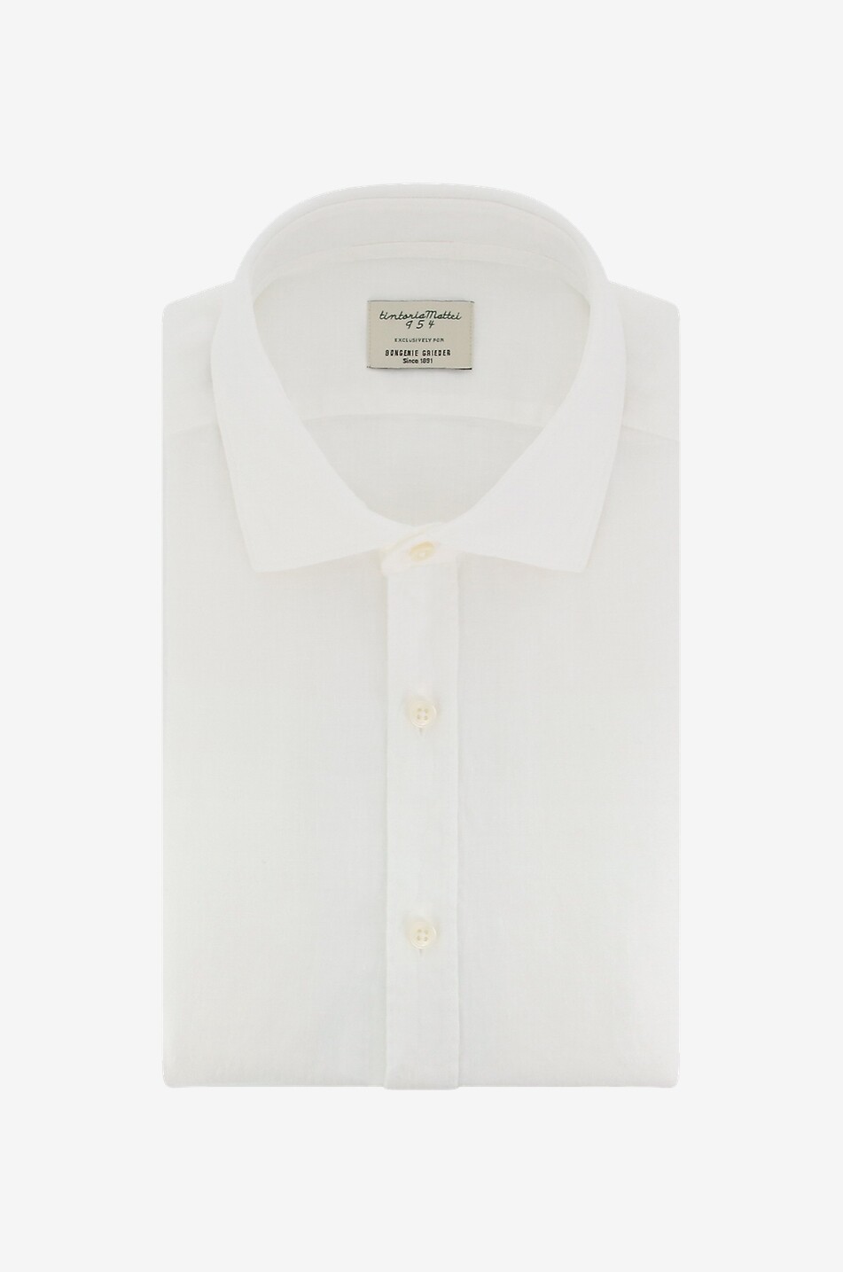 Chemise à manches longues en lin