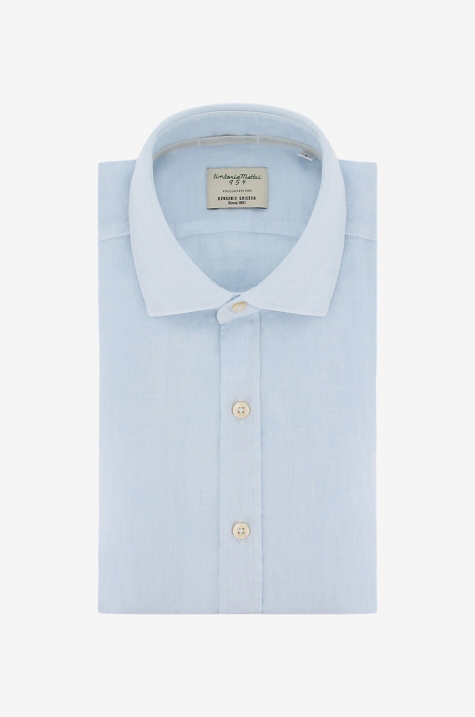 Hemd mit langen Ärmeln aus Leinen