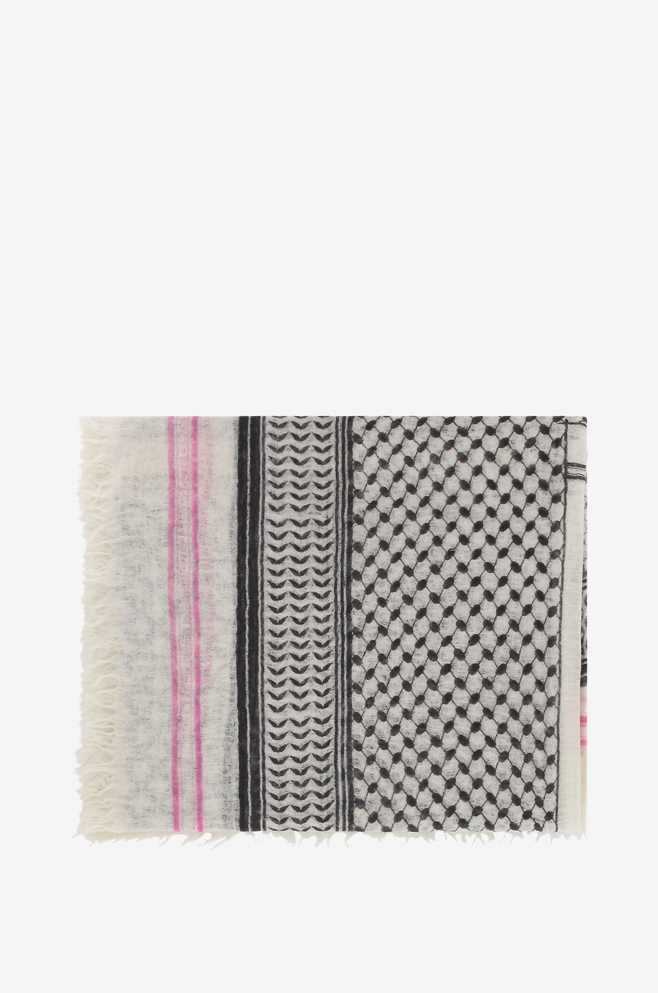 Foulard carré en cachemire Tel Aviv