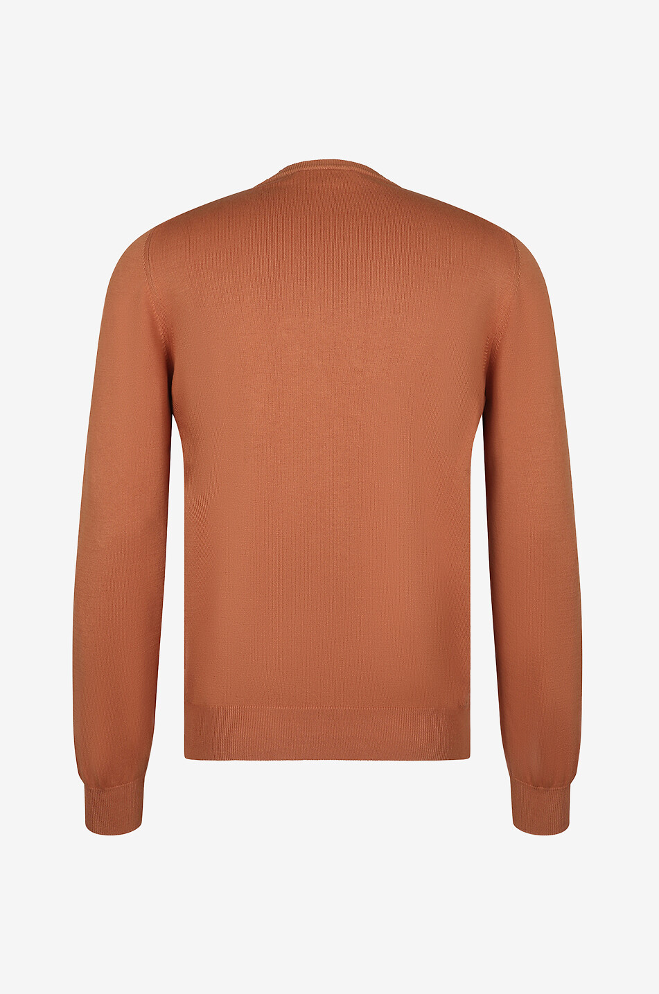 GRAN SASSO Klassischer leichter Baumwollpulli mit Rundhals Herren MITTELBRAUN 2