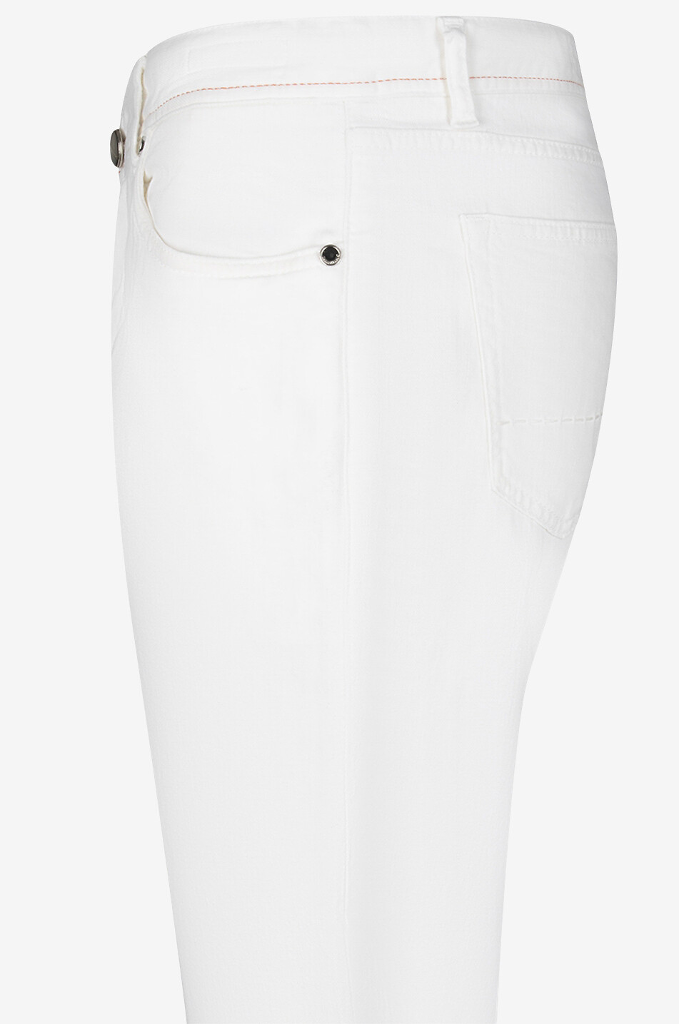 RICHARD J. BROWN Hose mit geradem Bein aus Baumwolle und Leinen Tokyo Herren CREMEFARBEN 3