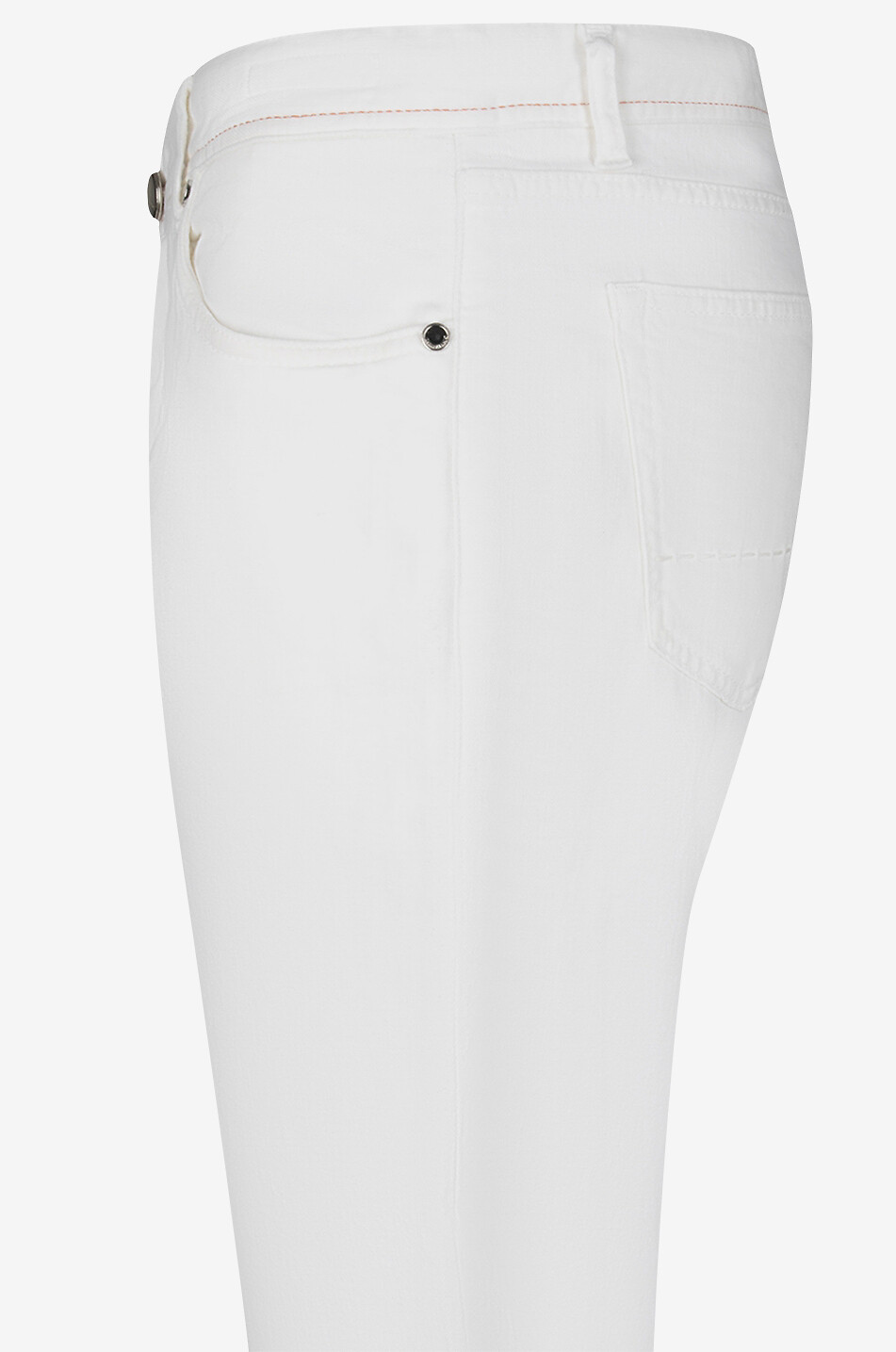RICHARD J. BROWN Pantalon droit en coton et lin Tokyo Homme BLANC CASSE 3