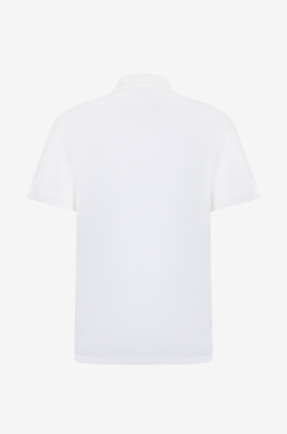 ALEXANDER McQUEEN McQUEEN short-sleeved cotton piqué polo shirt Men WHITE 2