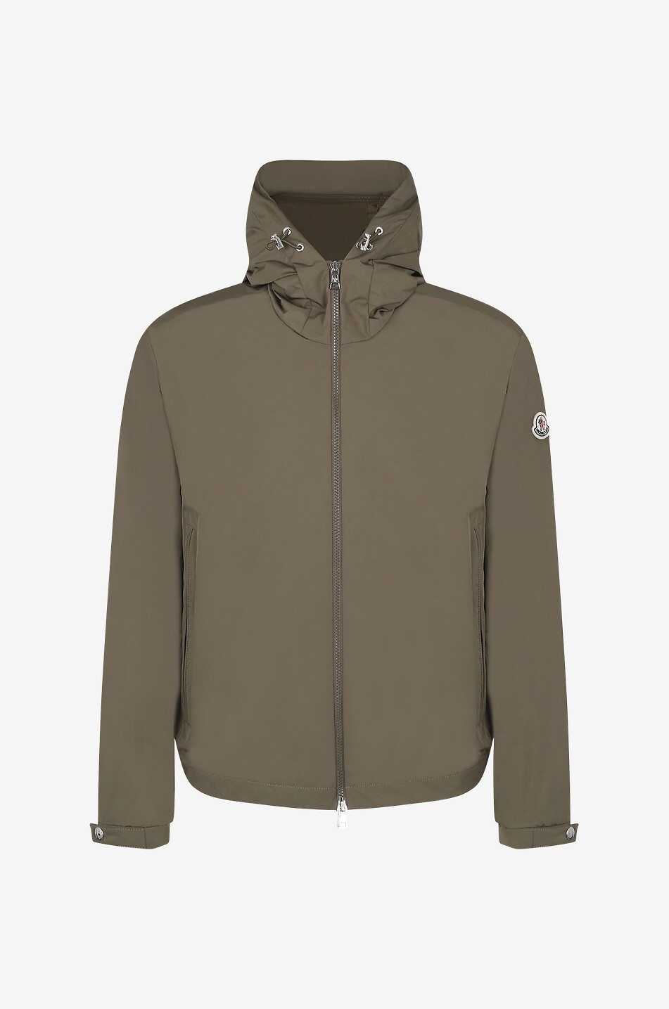 Traversier short hooded rain jacket