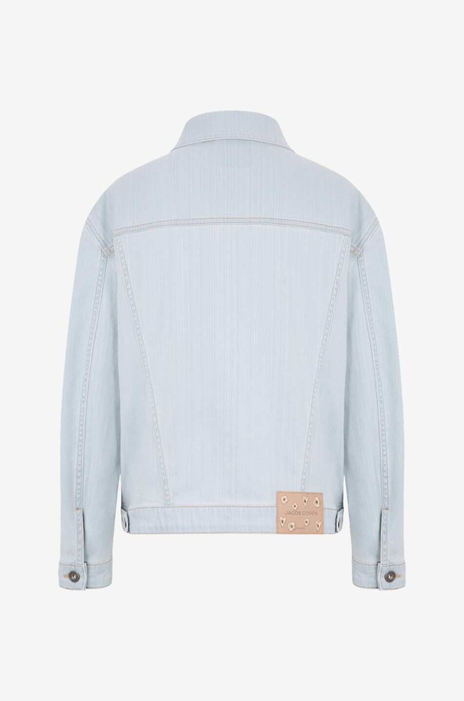 JACOB COHEN Jacke aus hellem Denim Damen HELLBLAU 2