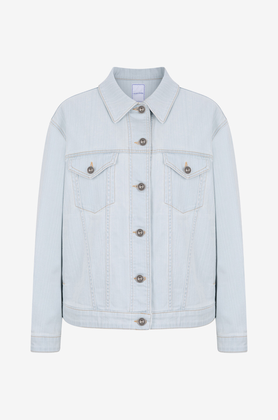 Jacke aus hellem Denim