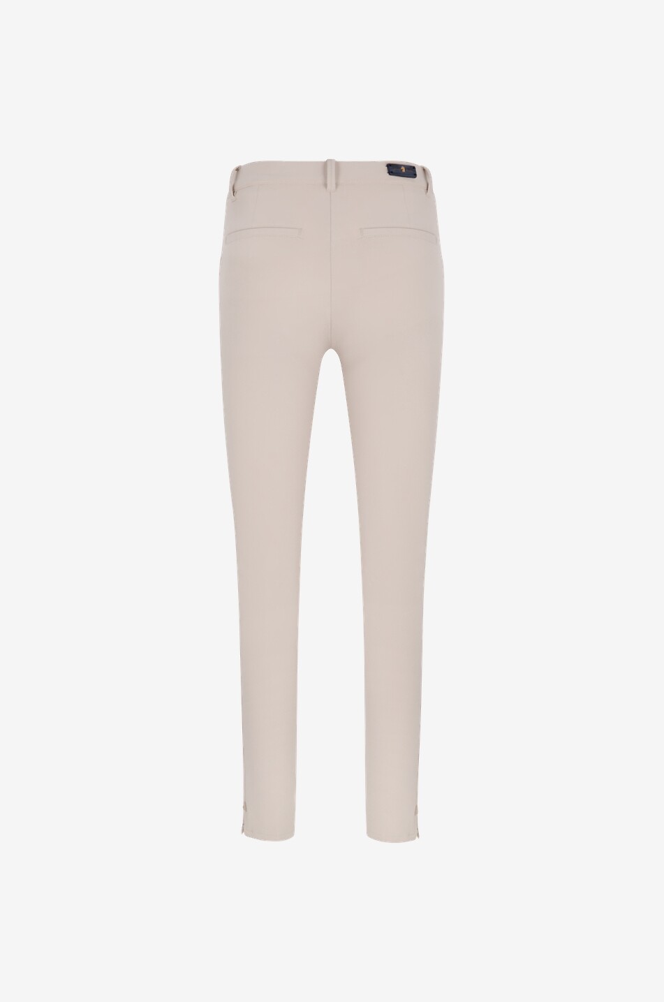 PAMELA HENSON Pantalon skinny raccourci en tissu italien Ellen Femme Beige clair 2
