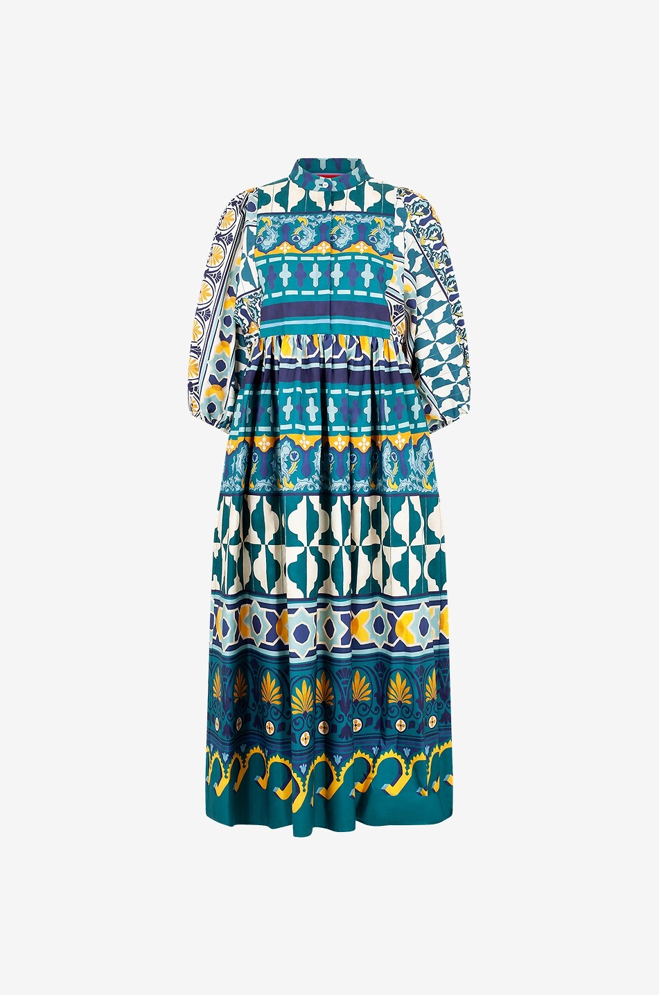 Robe midi en popeline Portofino Casareale Placée