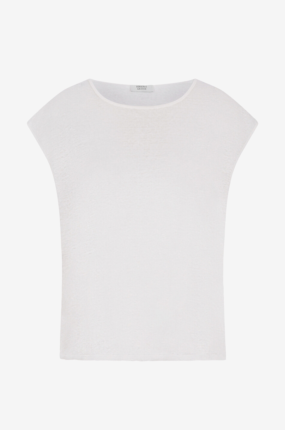 Ärmelloses Top aus Leinen