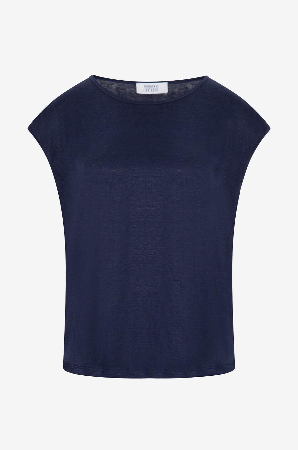 Ärmelloses Top aus Leinen