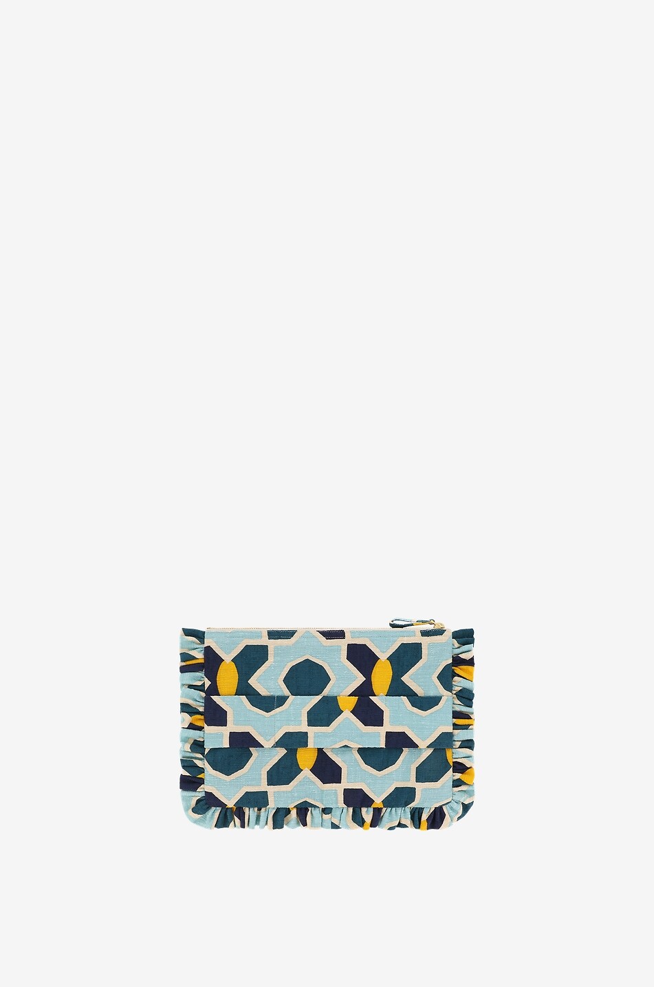 Hand Pochette Plaza cotton pouch