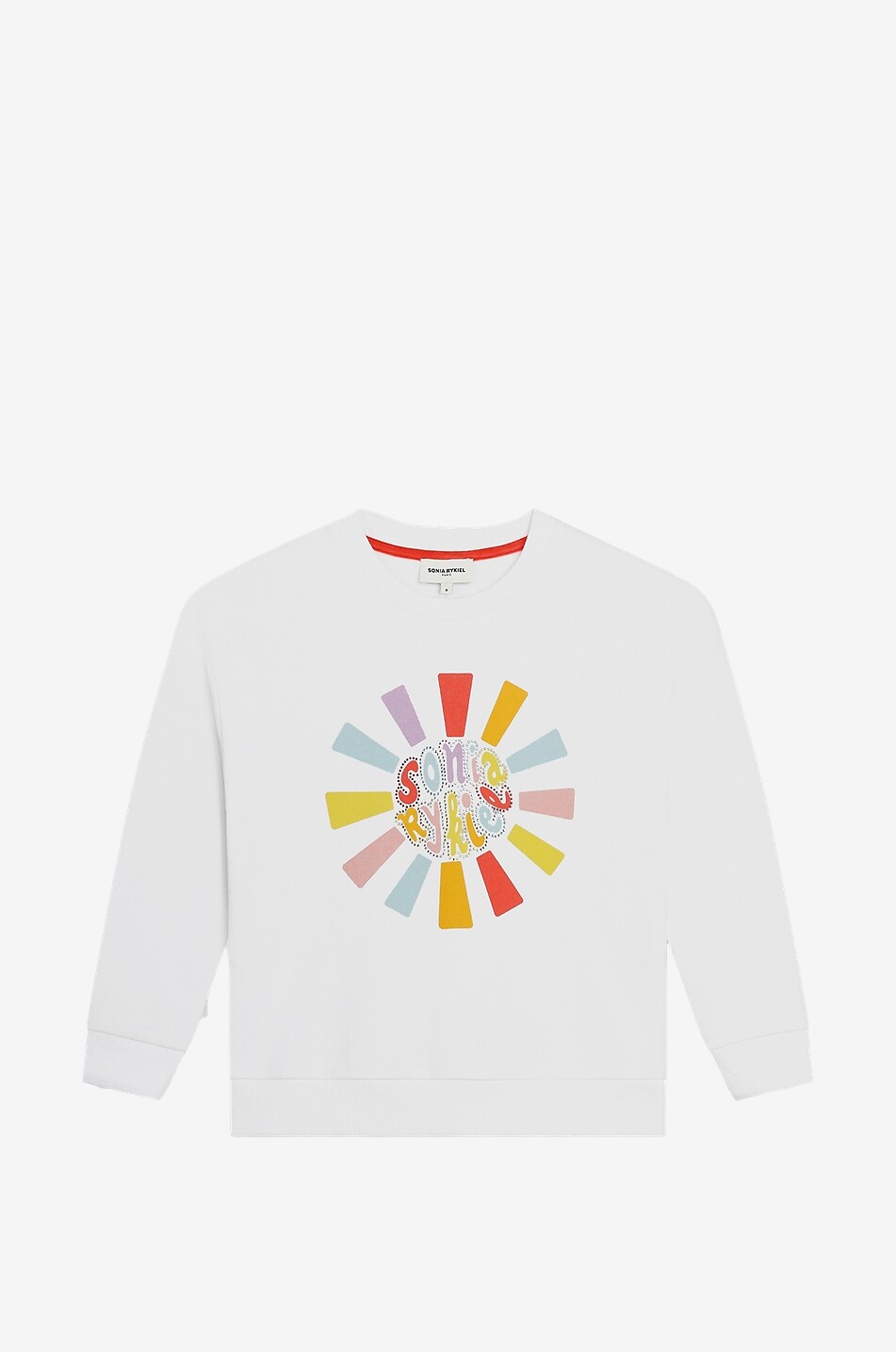 Sweat-shirt en coton pour fille motif logo