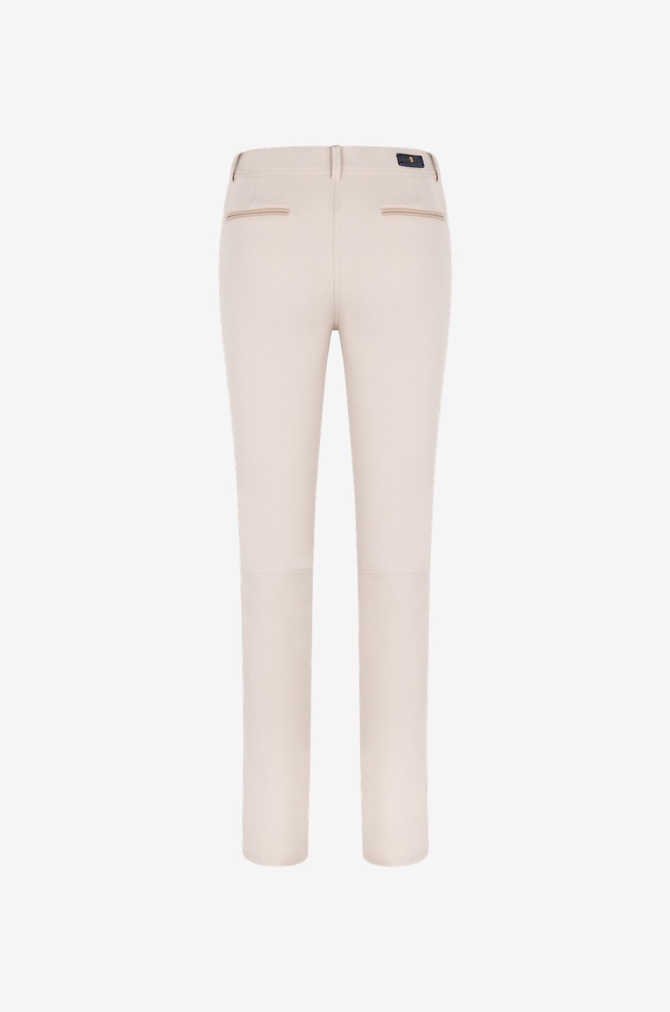PAMELA HENSON Pantalon slim en coton Royal Femme Beige clair 2